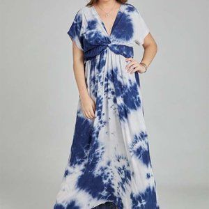 nwt A BEAUTIFUL SOUL tye dye hippie maxi dress